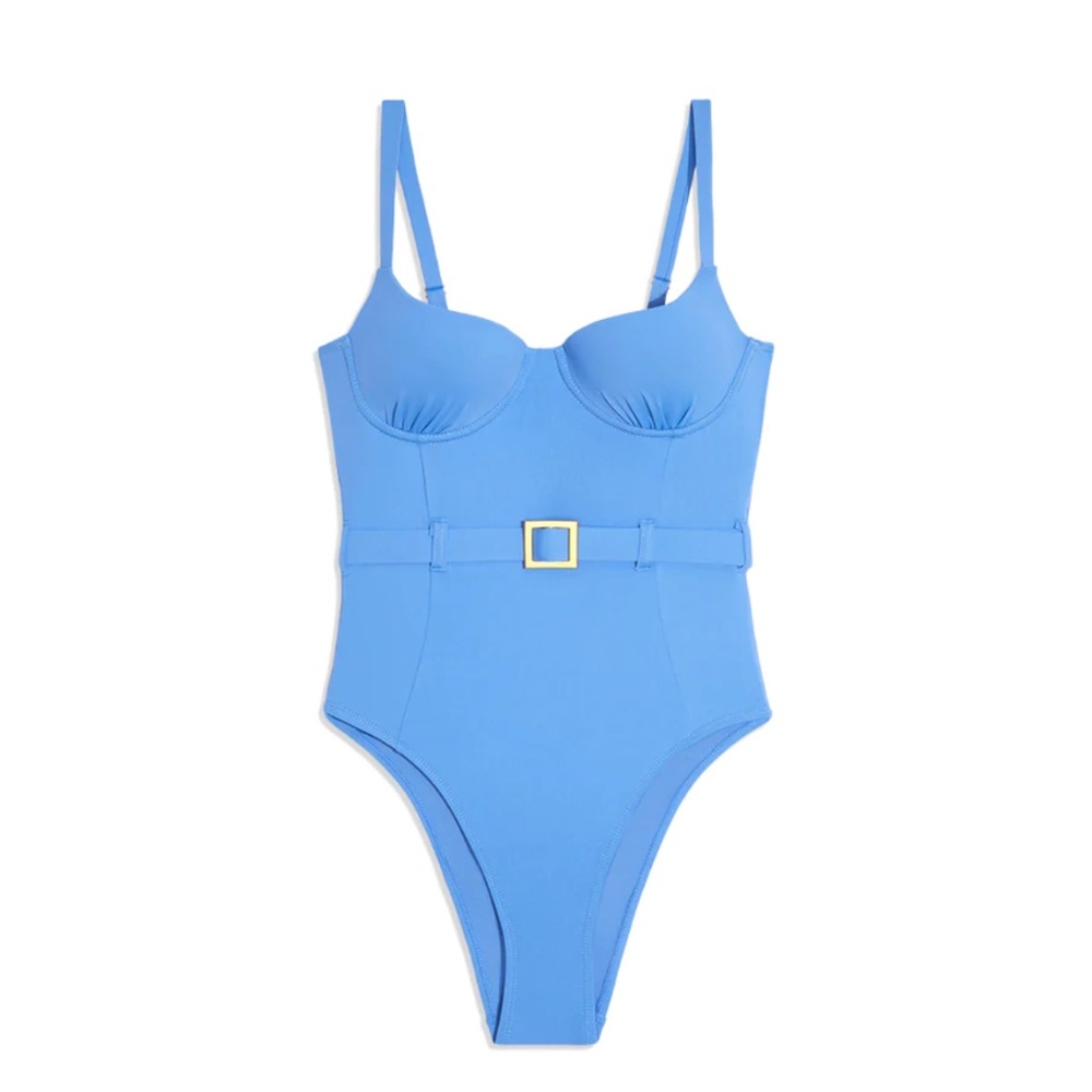 WE WORE WHAT BELTED Danielle ONE PIECE